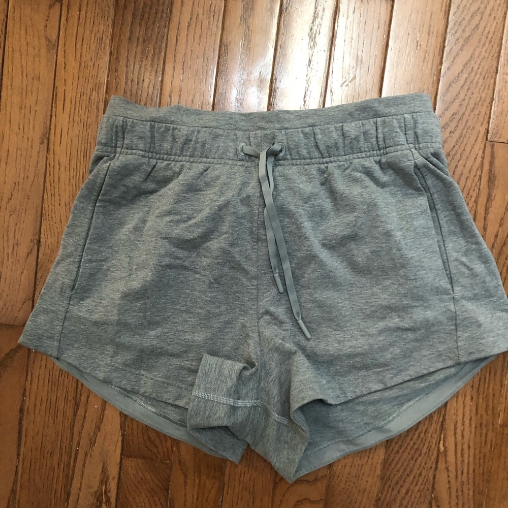 Lululemon grey sweatpant shorts